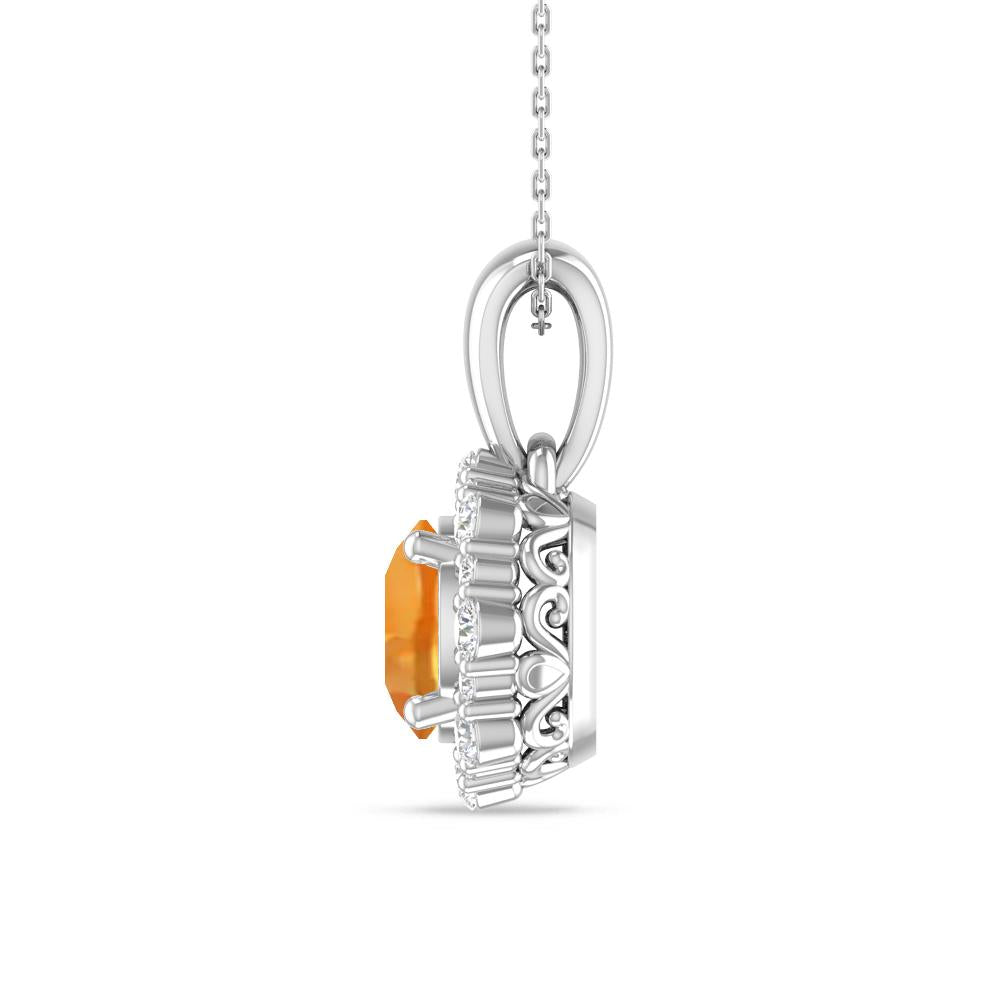 White Gold - Citrine