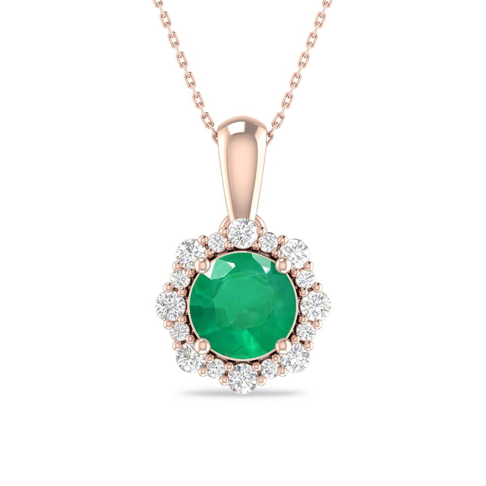 Rose Gold - Emerald
