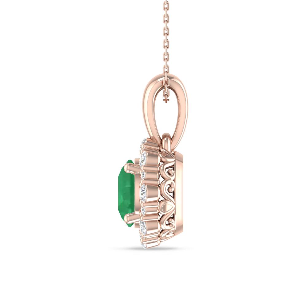 Rose Gold - Emerald