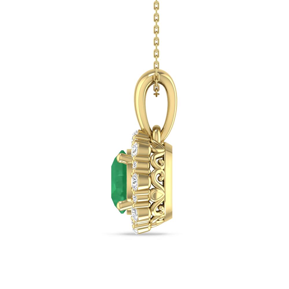 Yellow Gold - Emerald