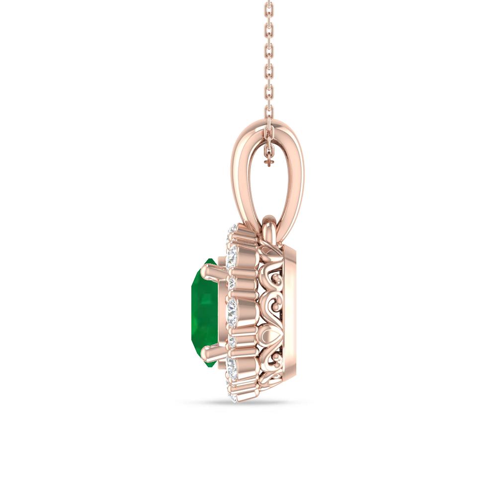 Rose Gold - Emerald