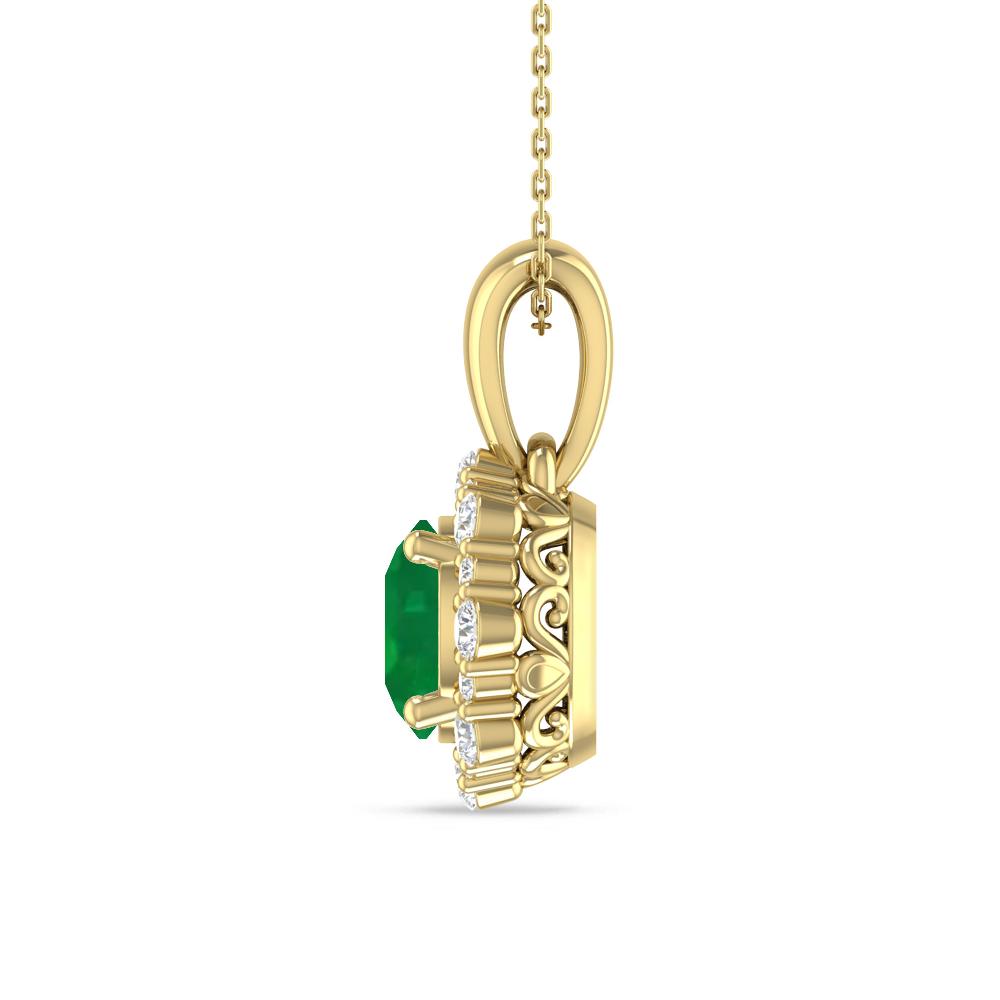 Yellow Gold - Emerald