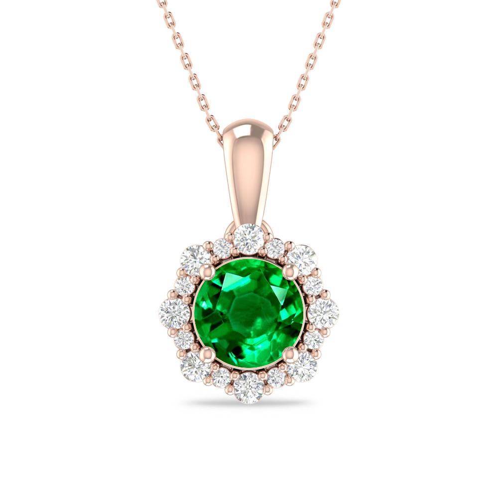 Rose Gold - Emerald
