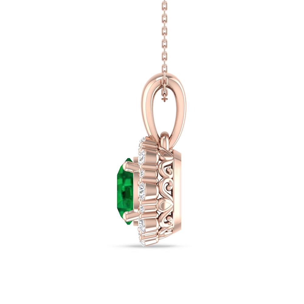 Rose Gold - Emerald