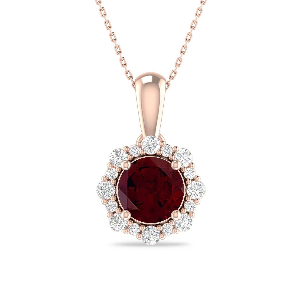Rose Gold - Garnet