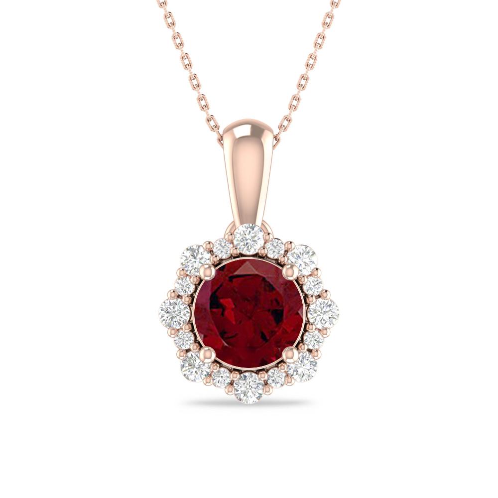 Rose Gold - Garnet