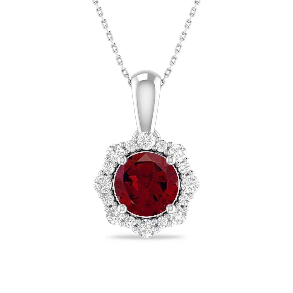 White Gold - Garnet