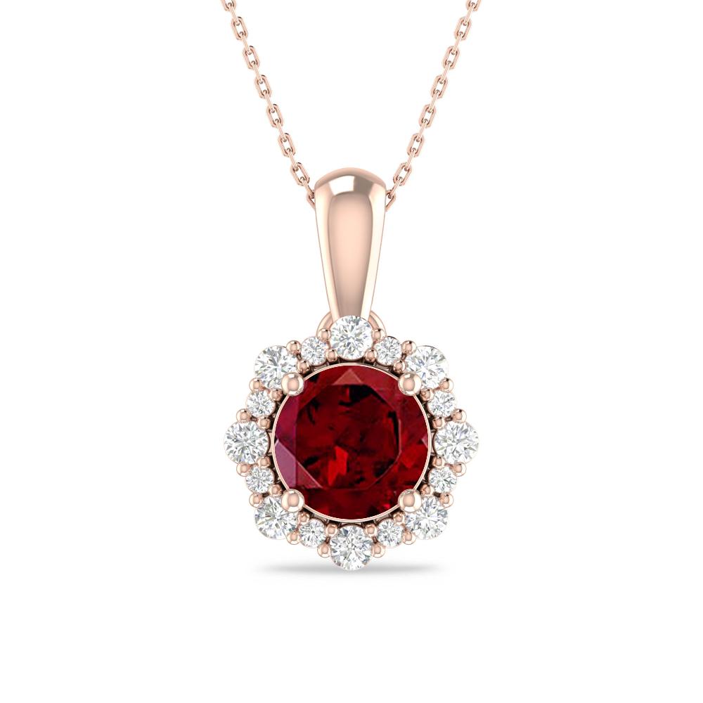 Rose Gold - Garnet