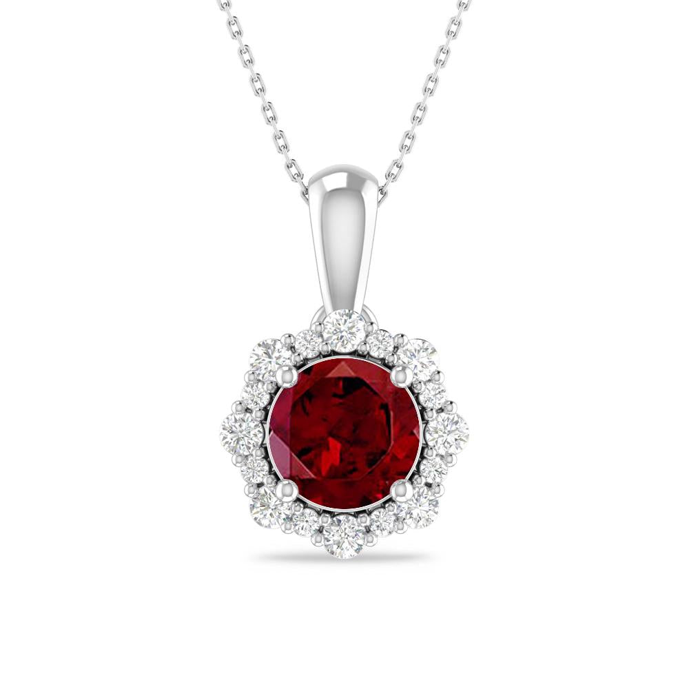 White Gold - Garnet