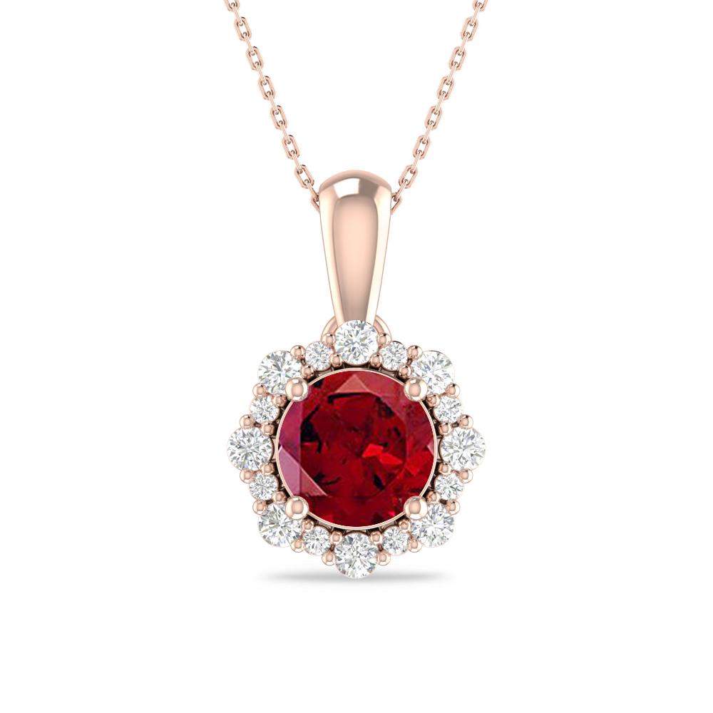 Rose Gold - Garnet