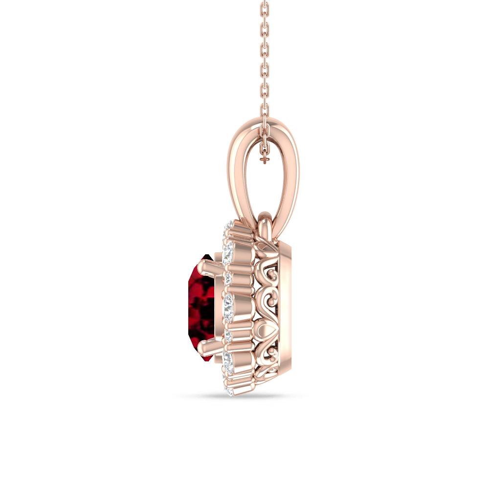 Rose Gold - Garnet