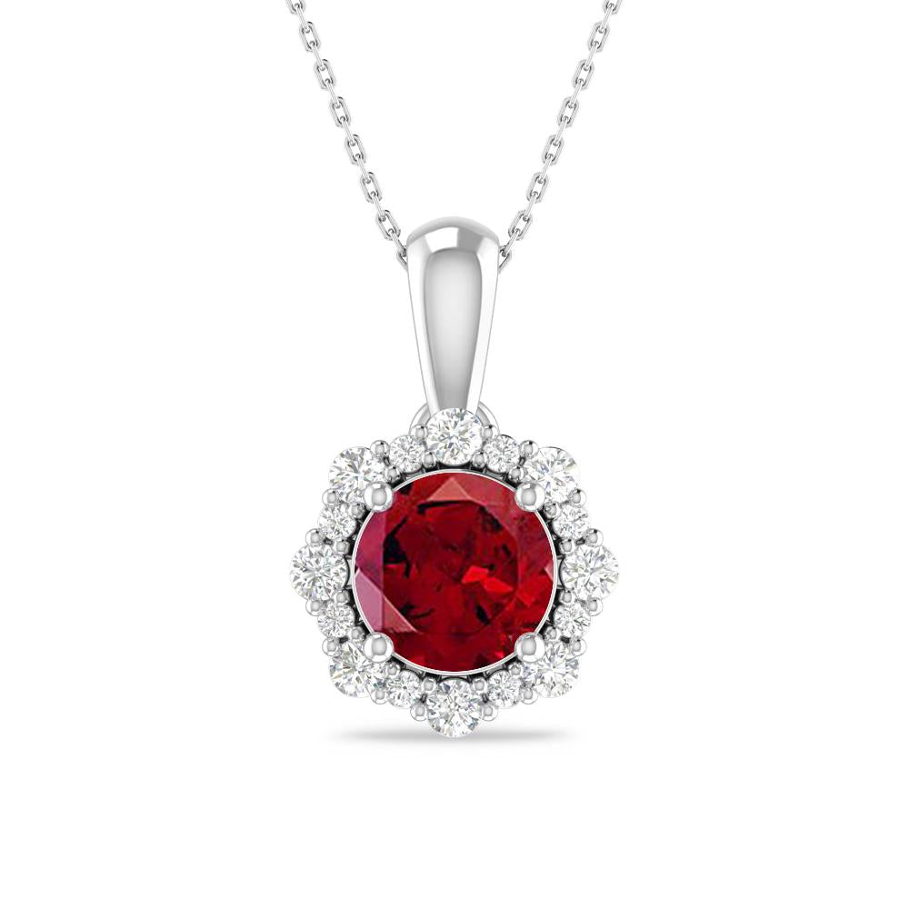 White Gold - Garnet