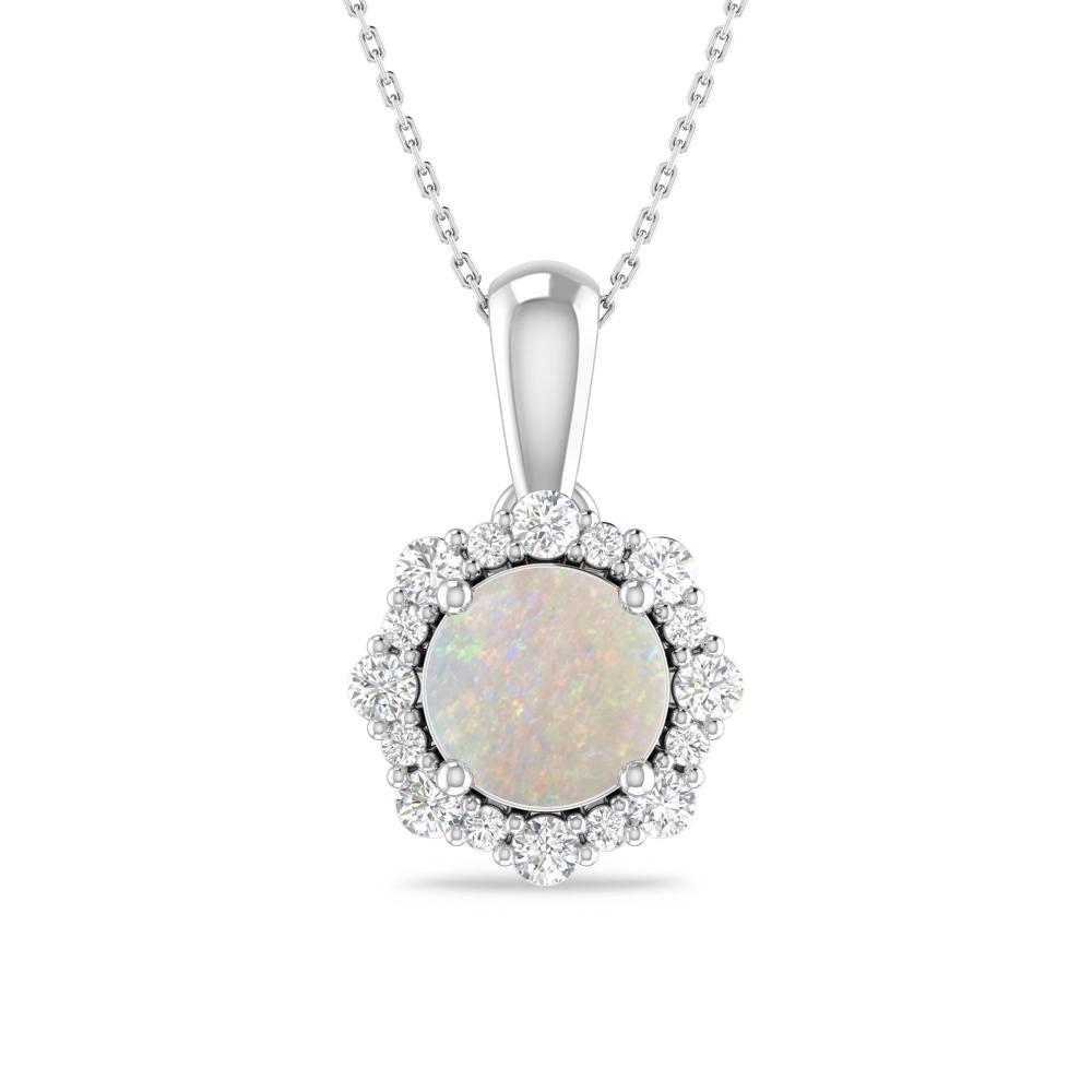 White Gold - Opal