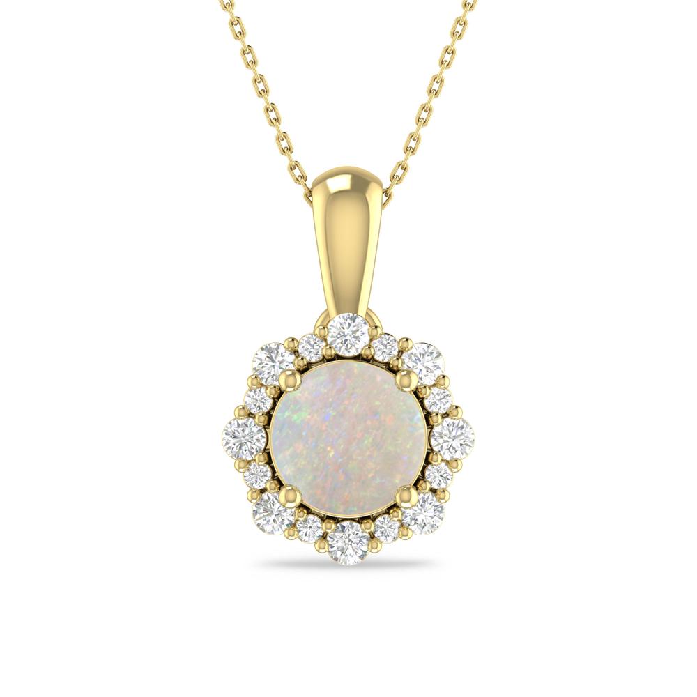 Yellow Gold - Opal