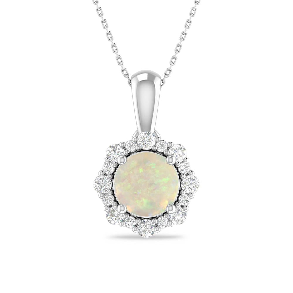 White Gold - Opal