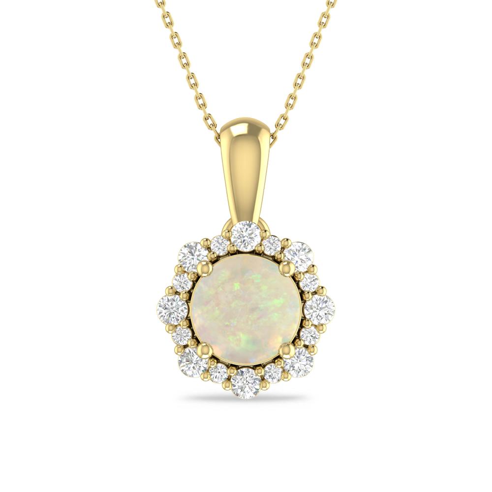 Yellow Gold - Opal
