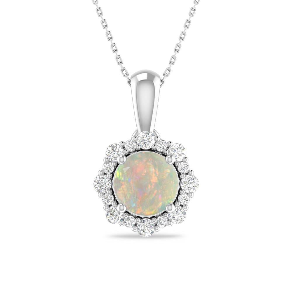 White Gold - Opal
