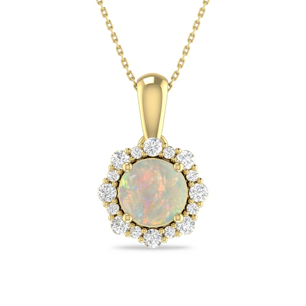 Yellow Gold - Opal