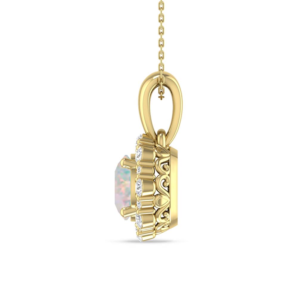 Yellow Gold - Opal