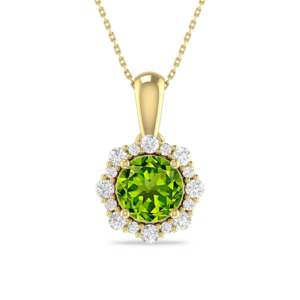 Yellow Gold - Peridot