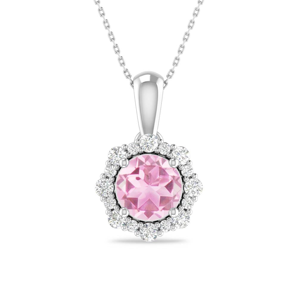 White Gold - Pink Tourmaline