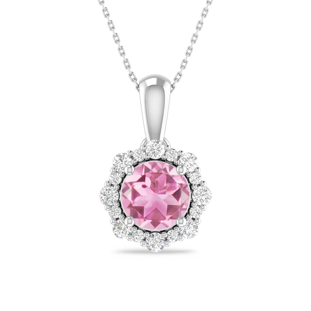 White Gold - Pink Tourmaline