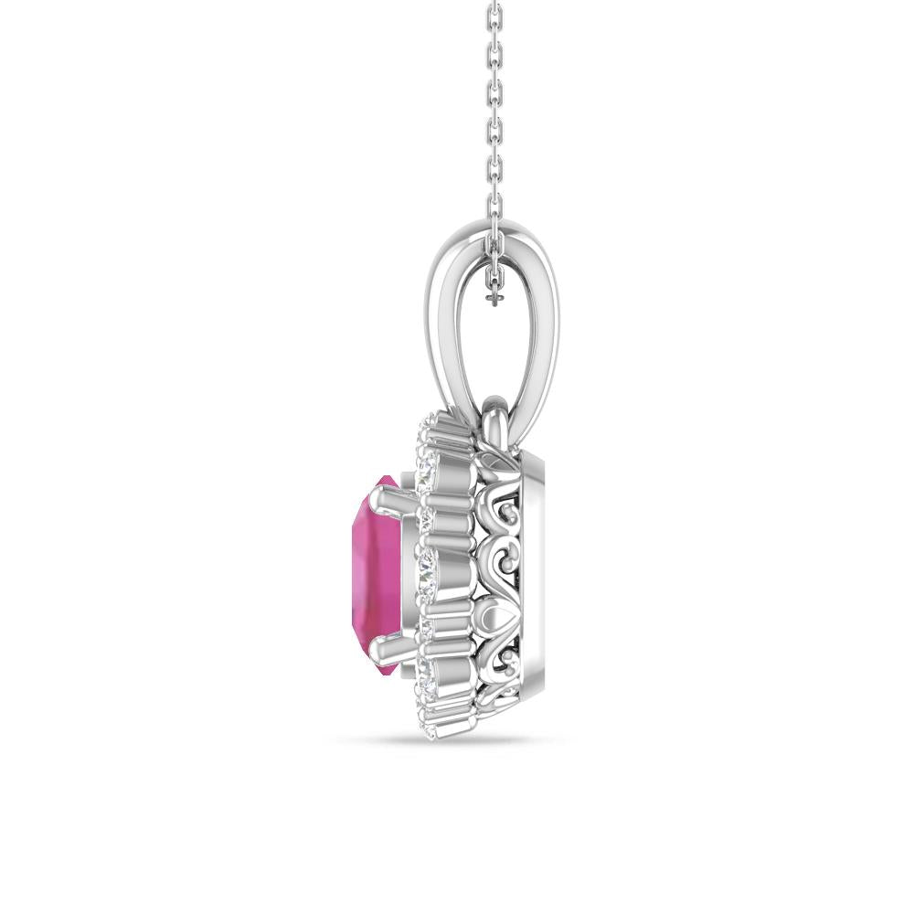 White Gold - Pink Tourmaline