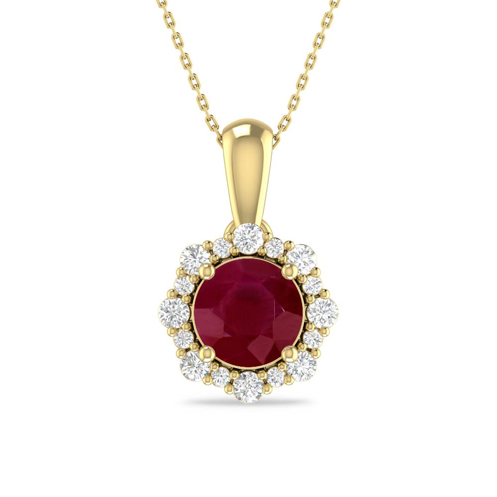 Yellow Gold - Ruby