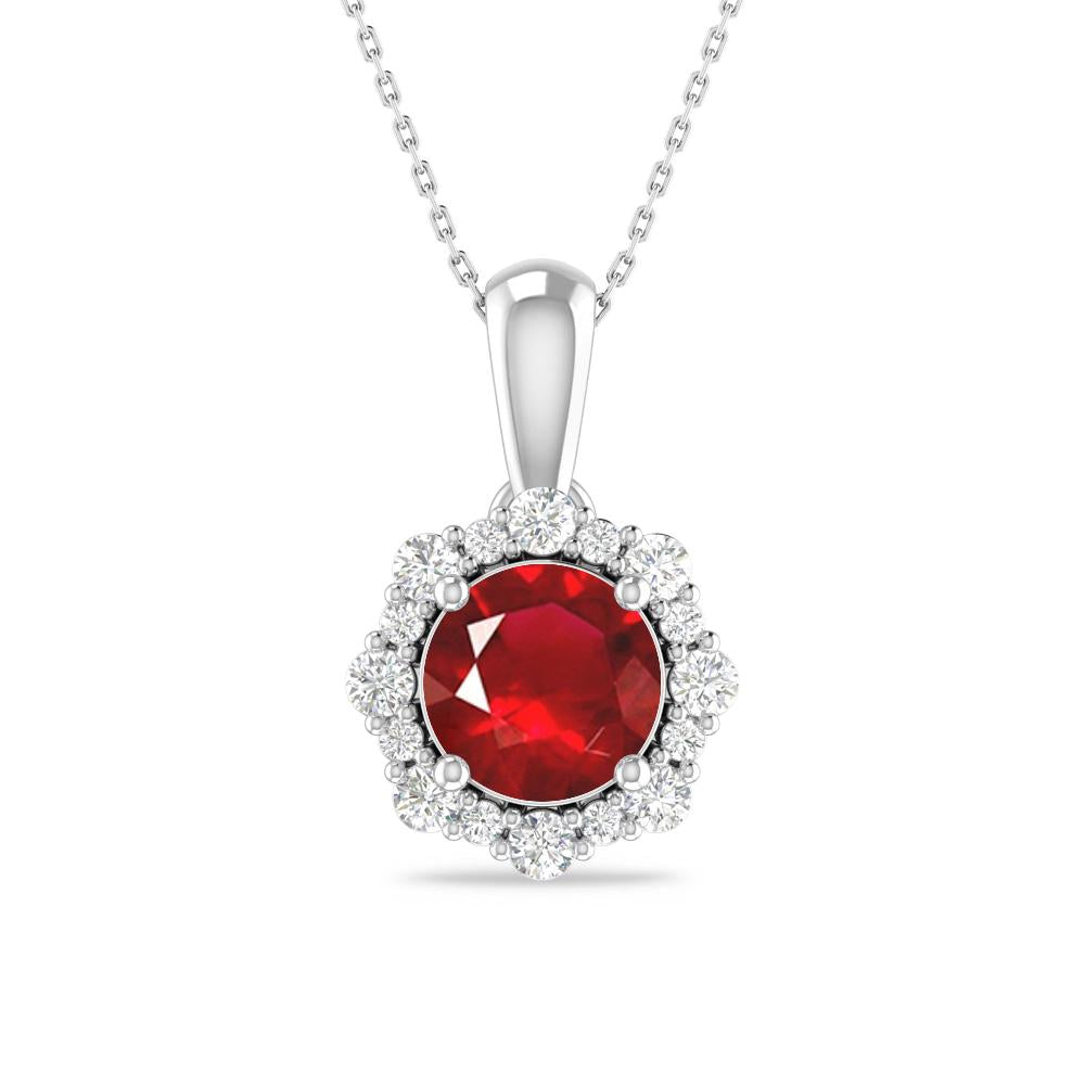 White Gold - Ruby