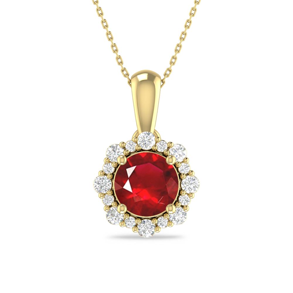 Yellow Gold - Ruby