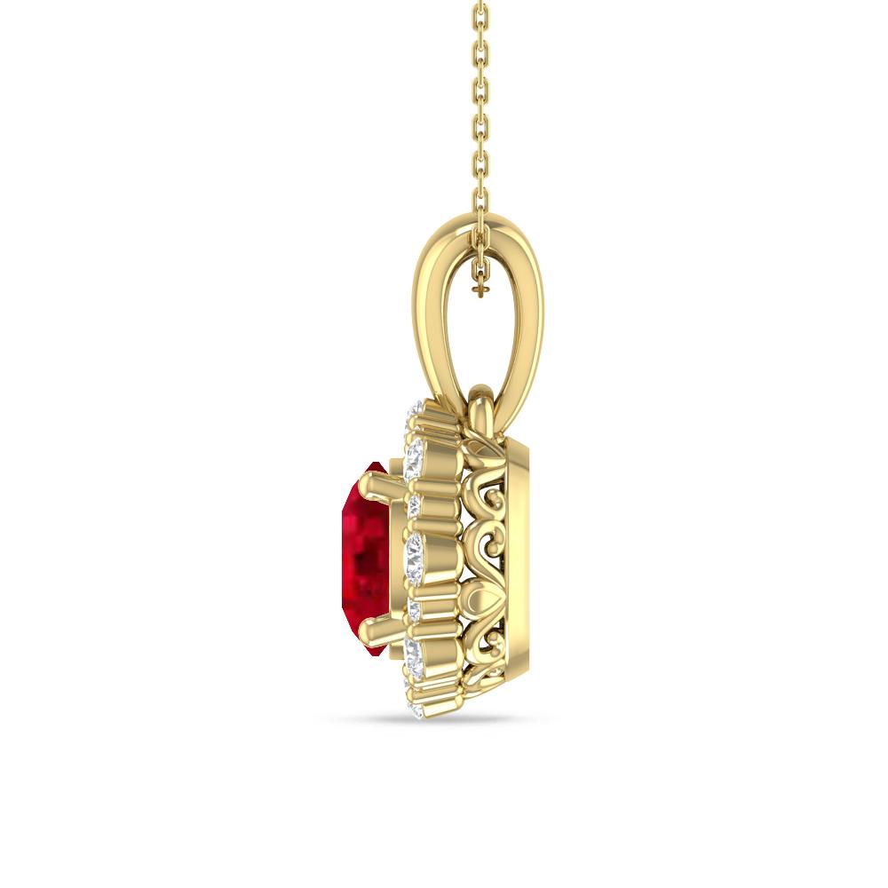 Yellow Gold - Ruby