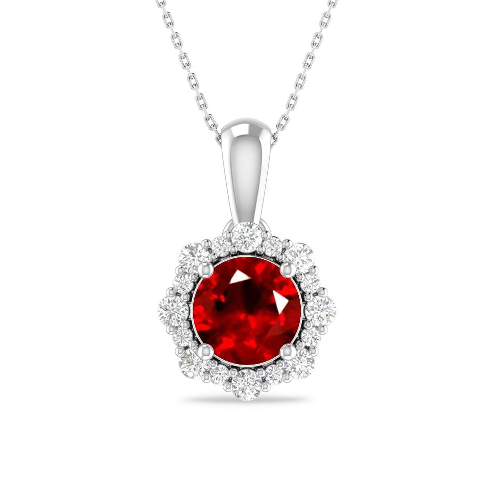 White Gold - Ruby