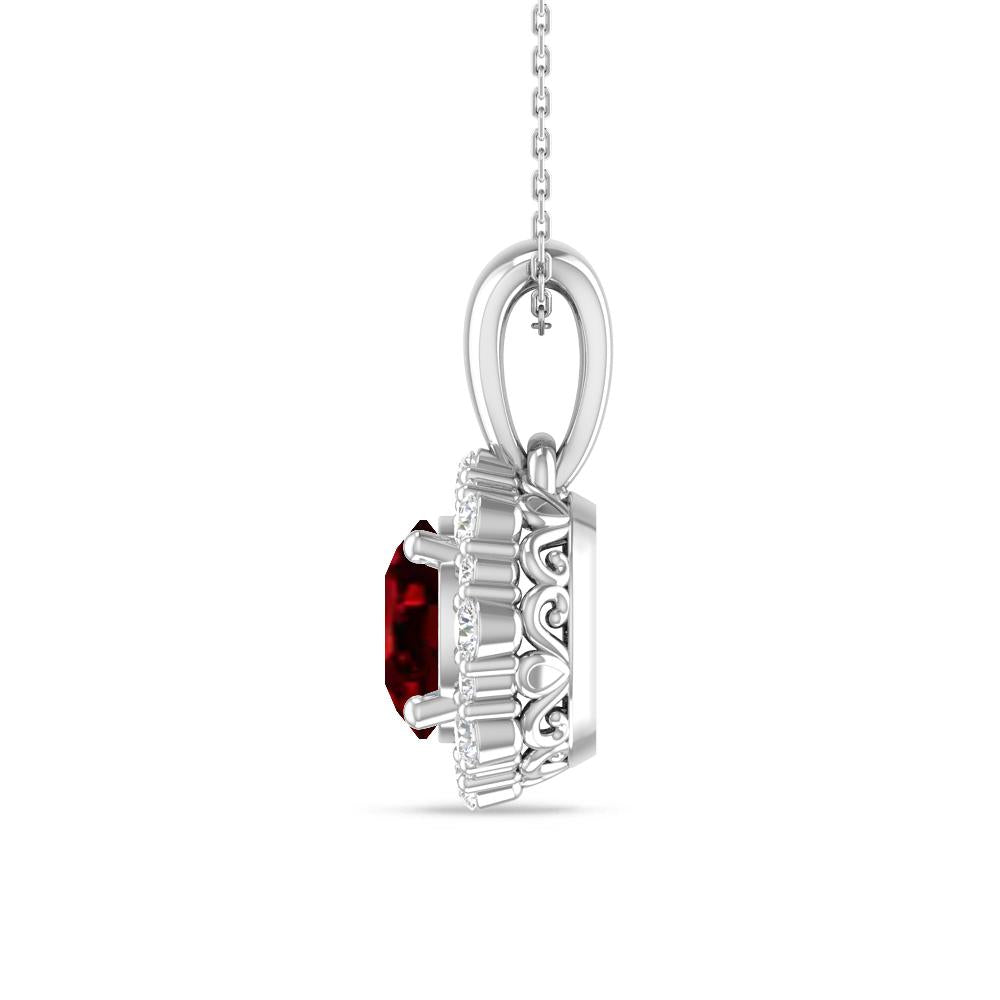 White Gold - Ruby