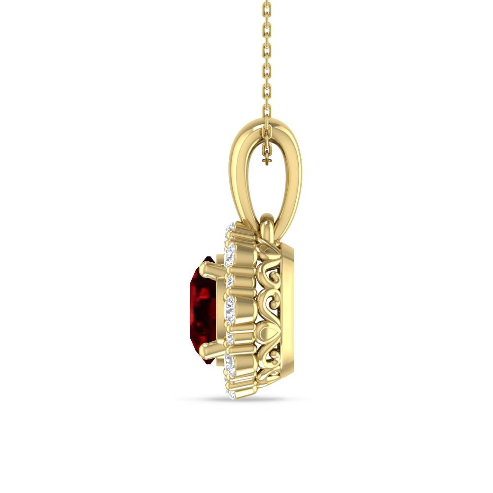 Yellow Gold - Ruby