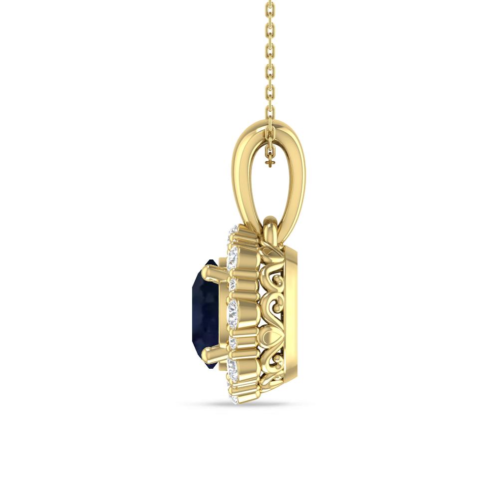 Yellow Gold - Sapphire