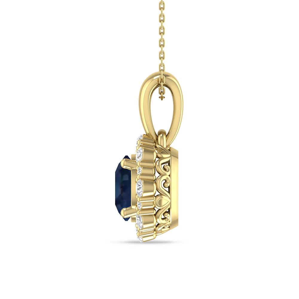 Yellow Gold - Sapphire