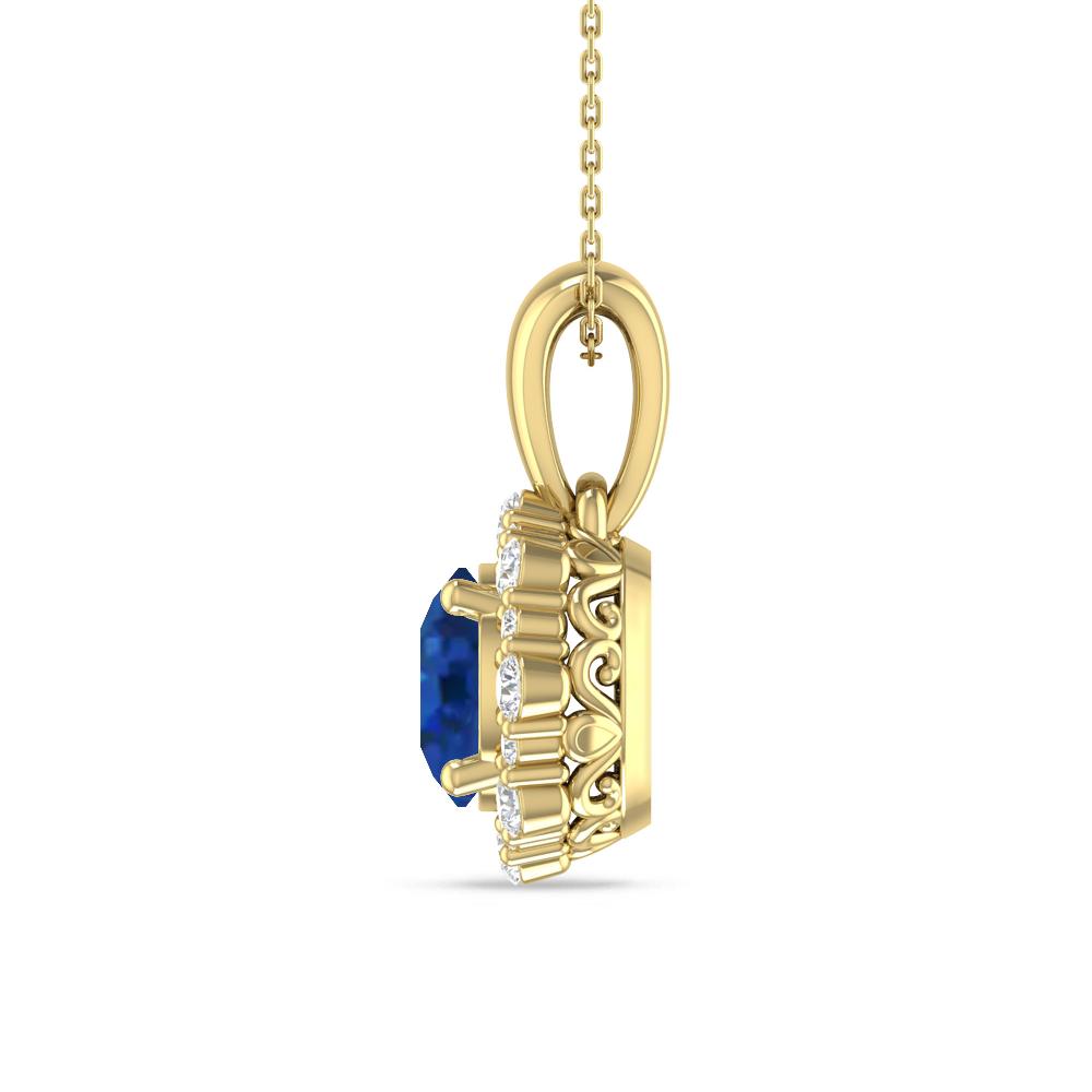 Yellow Gold - Sapphire