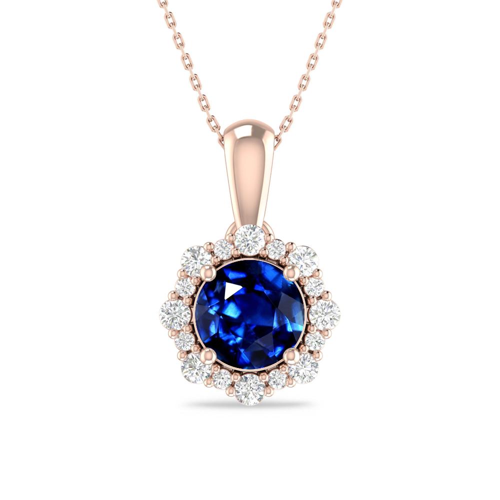 Rose Gold - Sapphire