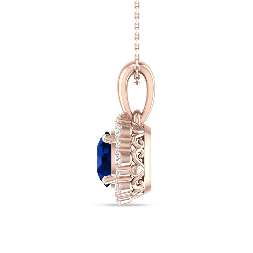 Rose Gold - Sapphire
