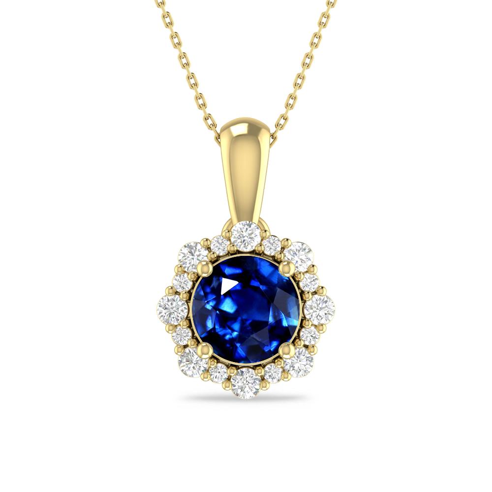 Yellow Gold - Sapphire