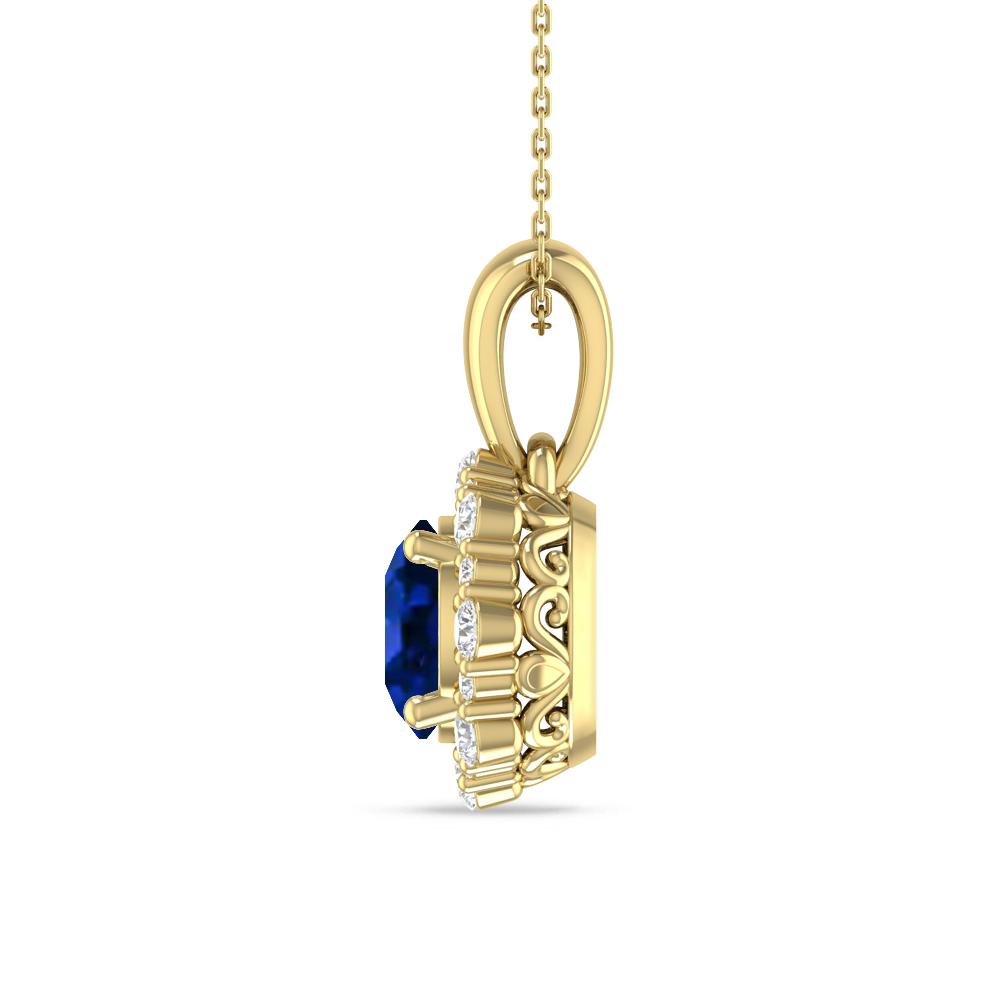 Yellow Gold - Sapphire