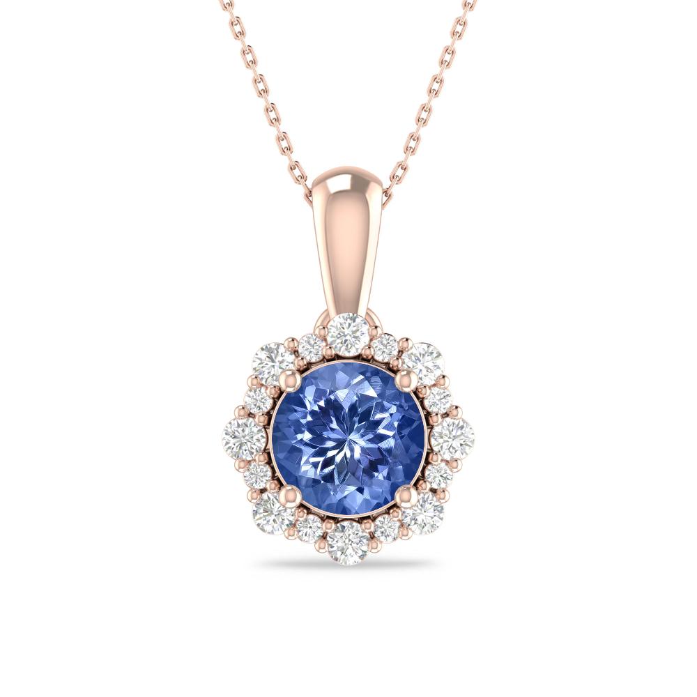 Rose Gold - Tanzanite