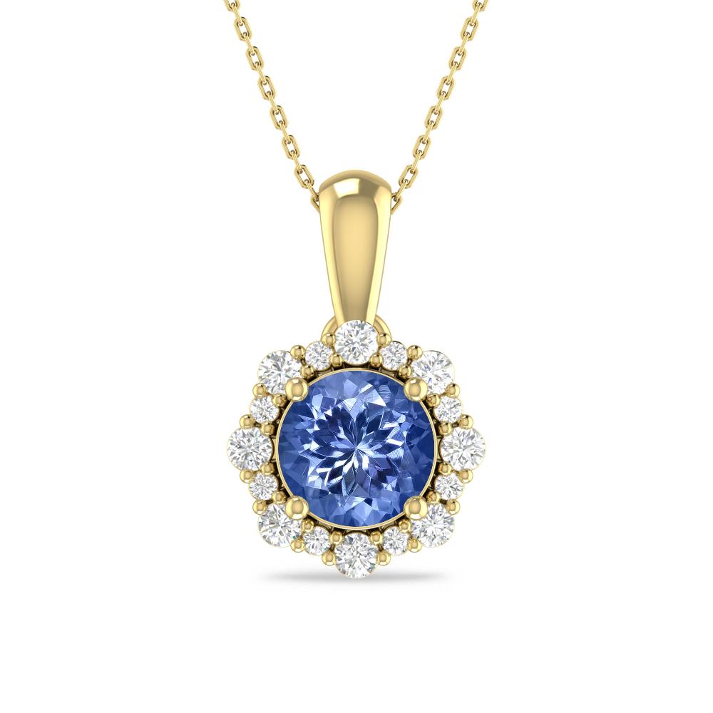 Yellow Gold - Tanzanite