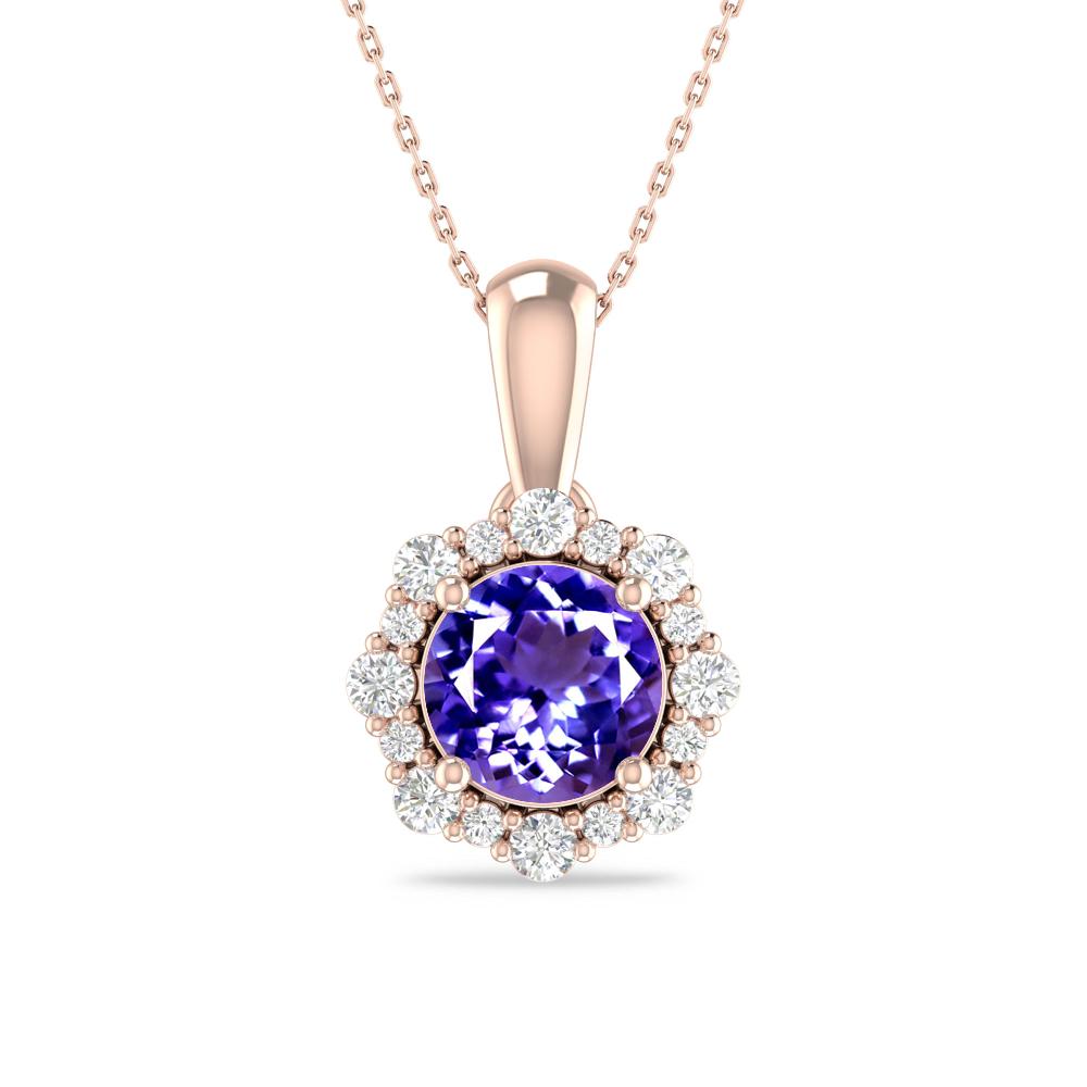 Rose Gold - Tanzanite