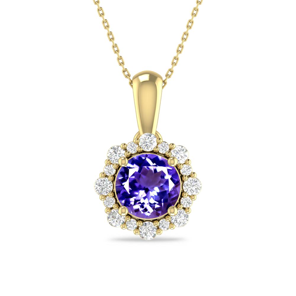 Yellow Gold - Tanzanite