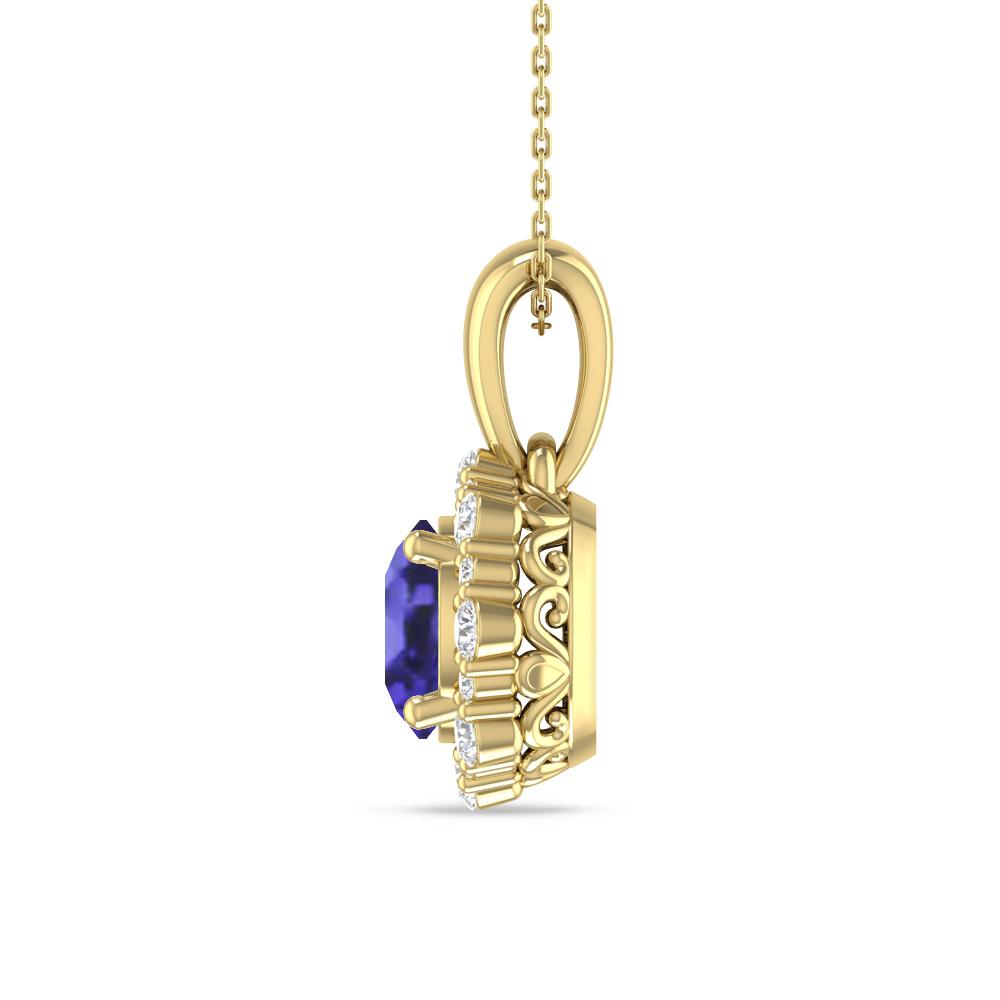 Yellow Gold - Tanzanite