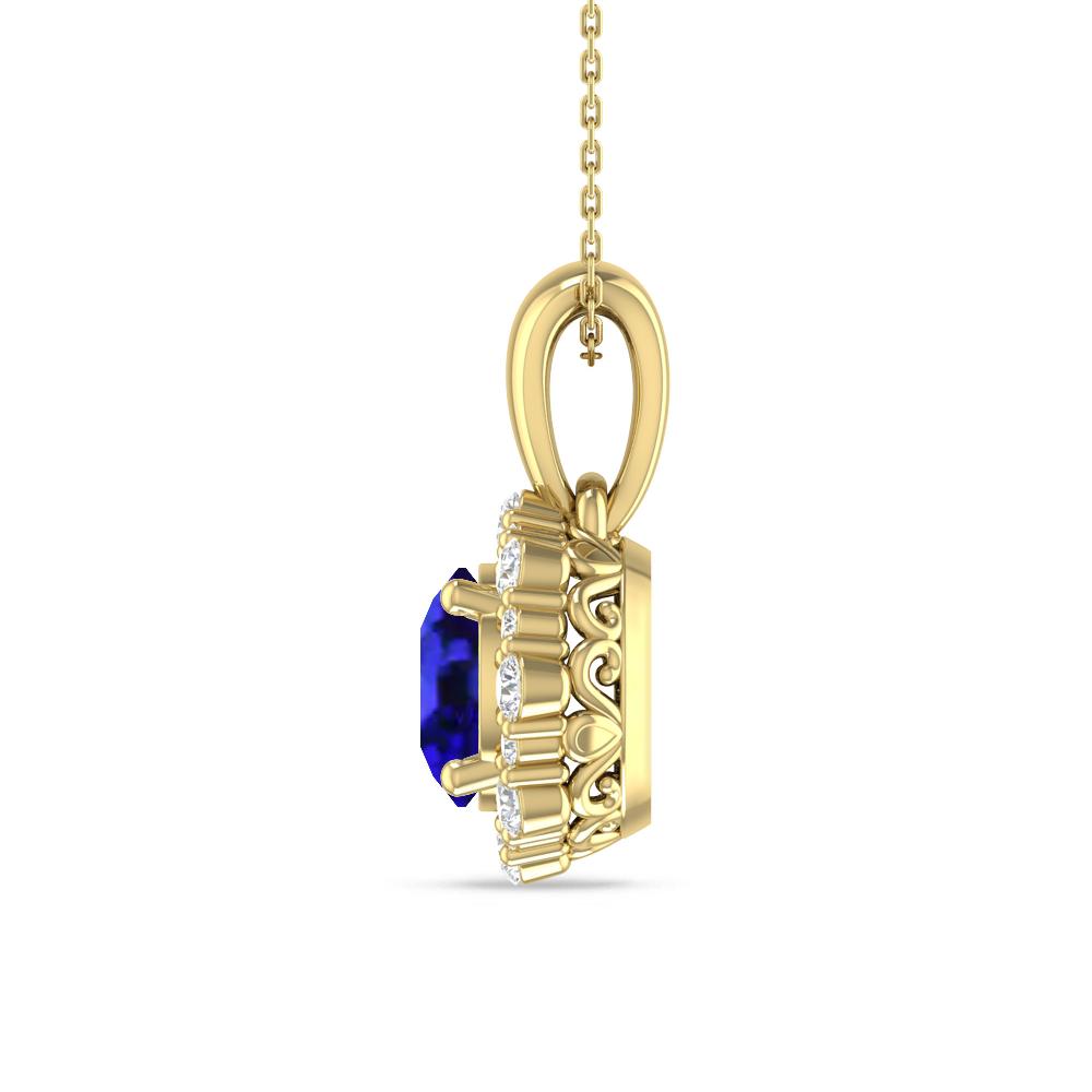 Yellow Gold - Tanzanite