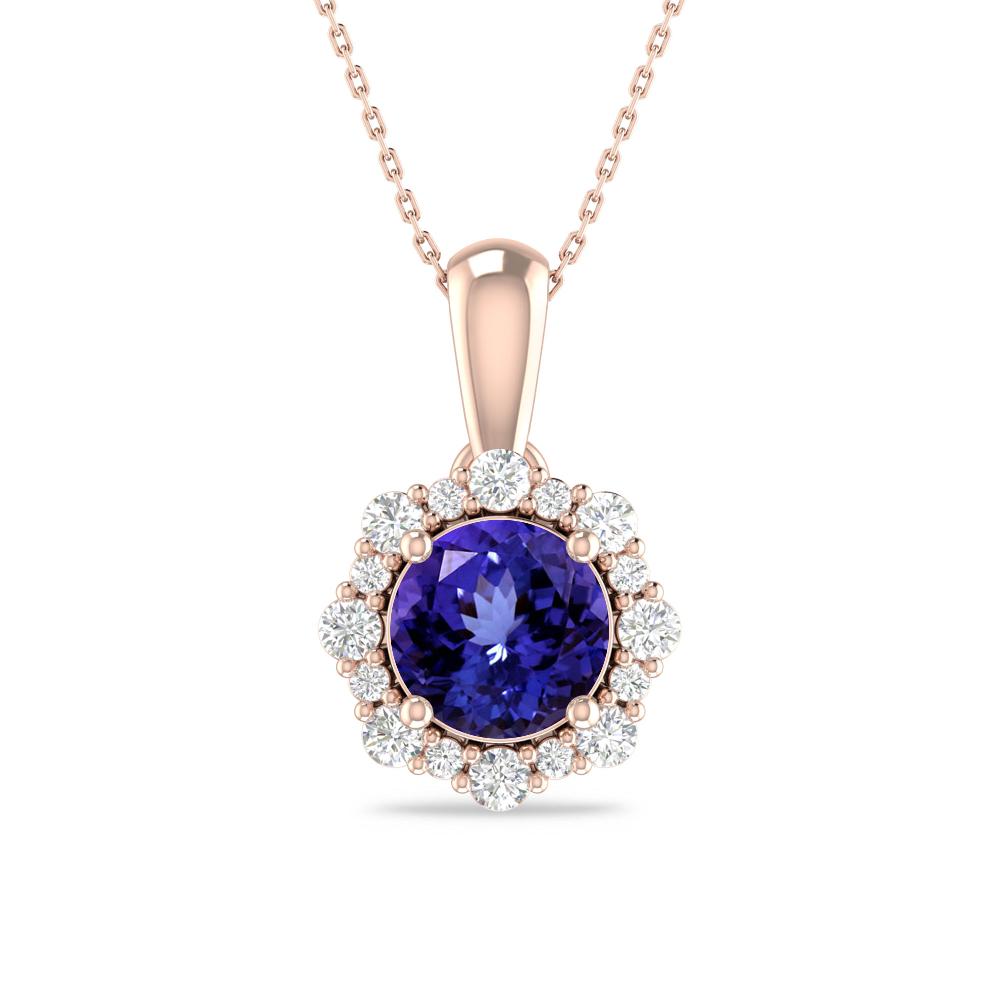 Rose Gold - Tanzanite