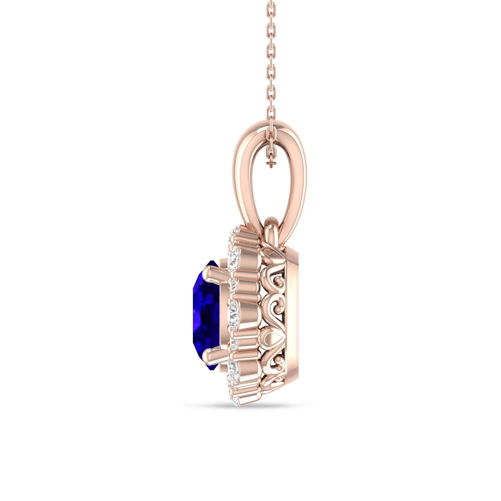 Rose Gold - Tanzanite