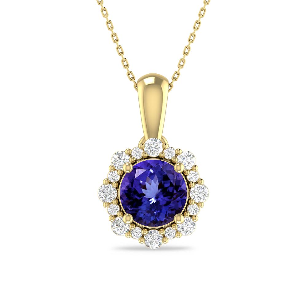 Yellow Gold - Tanzanite